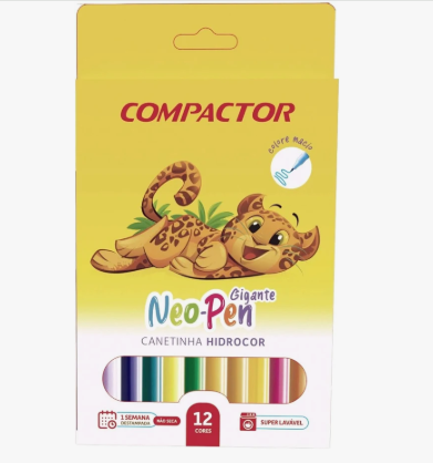HIDROCOR FINO GRANDE 12 CORES NEO PEN COMPACTOR