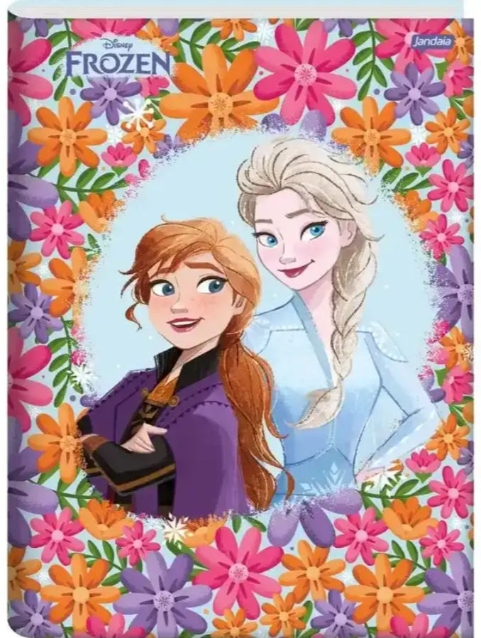 CADERNO BROCHURA GRANDE FROZEN JANDAIA 80 FLS