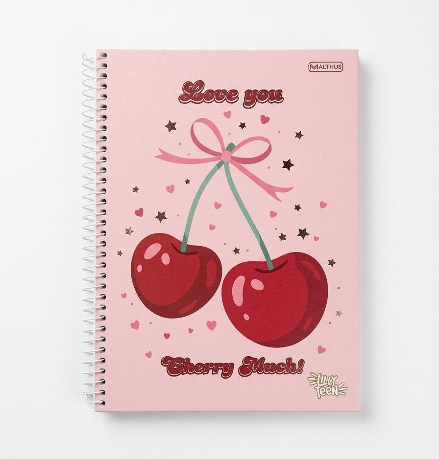 CADERNO 12 M PRINCESS LILLY TENN MALTHUS 240 FLS