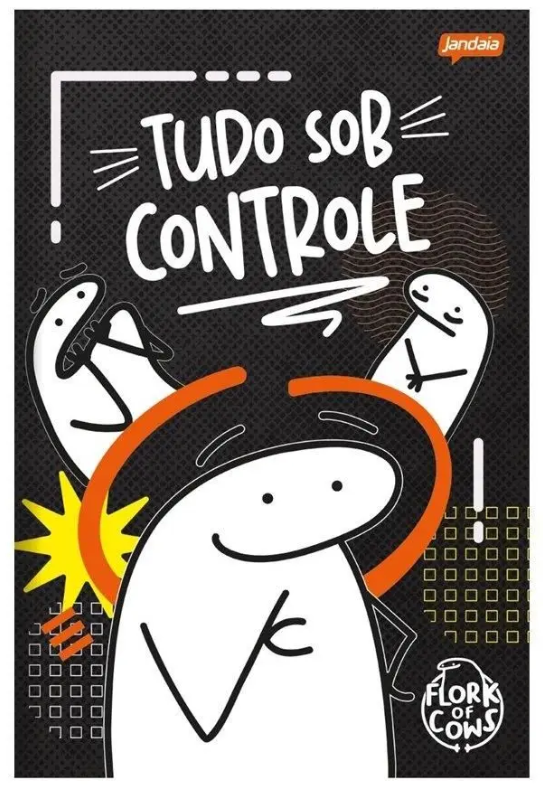 CADERNO BROCHURA PEQUENO FLORK COMPANY JANDAIA 80 FLS