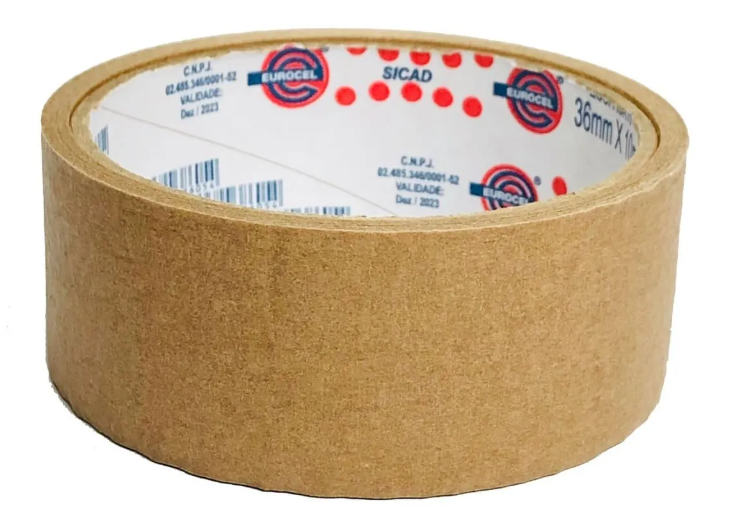 FITA ADESIVA PAPEL 36X10 ECOPACK EUROCEL