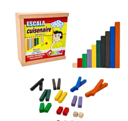 ESTOJO ESCALA CUISENAIRE CX MAD 68PÇS REF108510