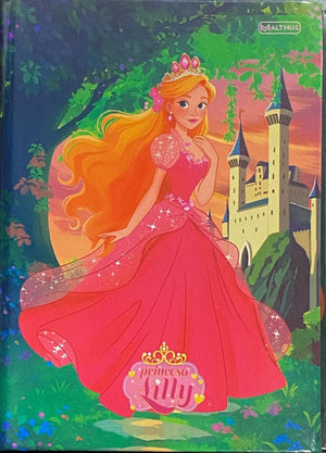 CADERNO BROCHURA CD PEQUENO PRINCESA LILLY  96 FLS