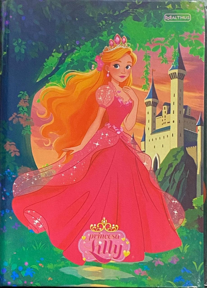 CADERNO BROCHURA CD PEQUENO PRINCESA LILLY  96 FLS