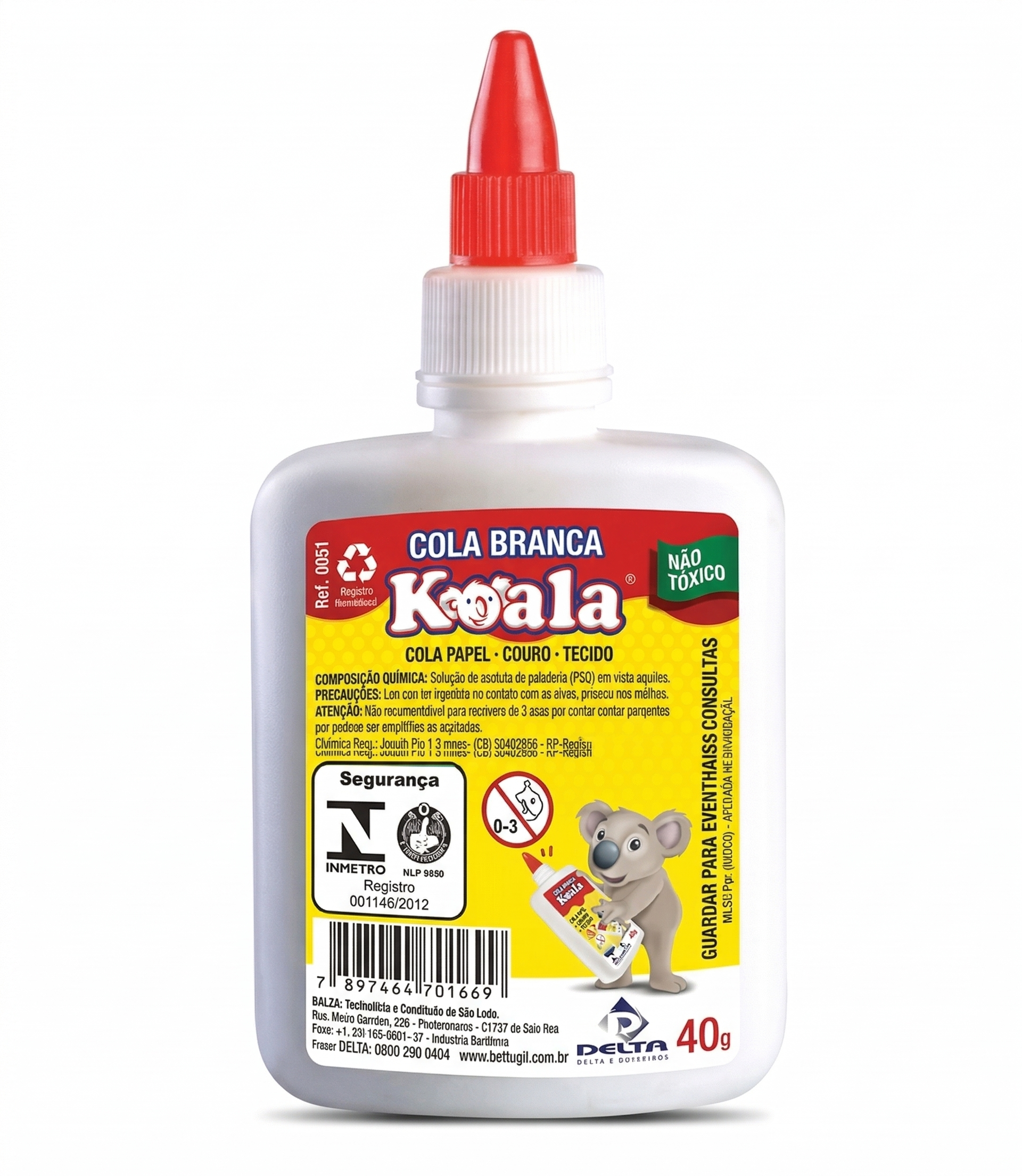 COLA BRANCA KOALA 40G 1009