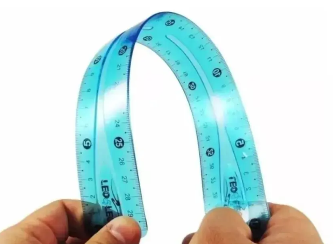REGUA FLEXIVEL COLOR LEONORA 30 CM