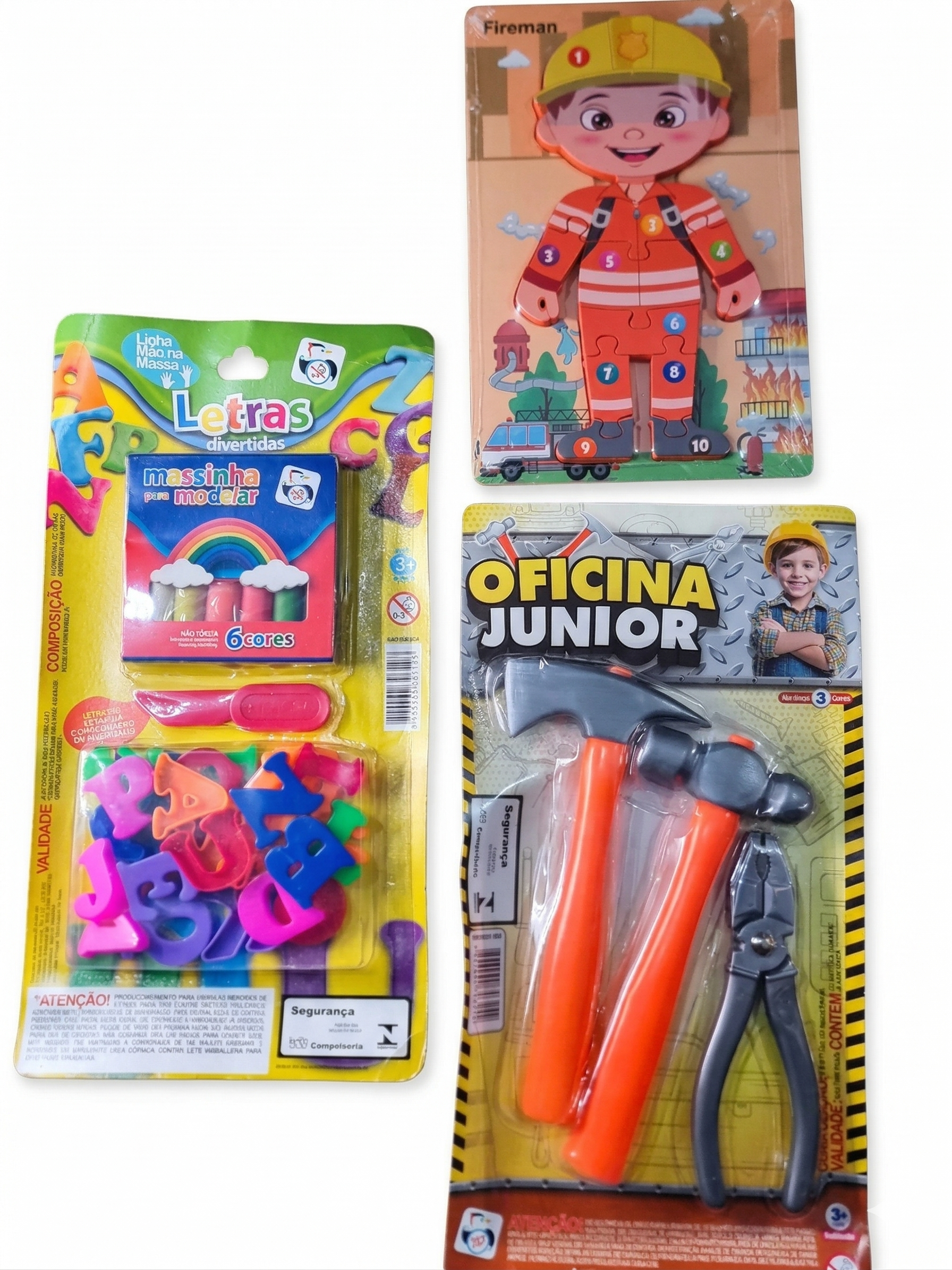 KIT BRINCANDO EM CASA MASCULINO