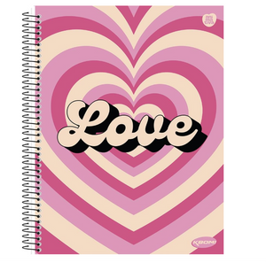 CADERNO CD 1M FEMININO KBOM 96 FLS
