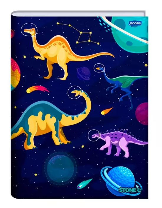CADERNO BROCHURA PEQUENO STONE 80 FLS JANDAIA