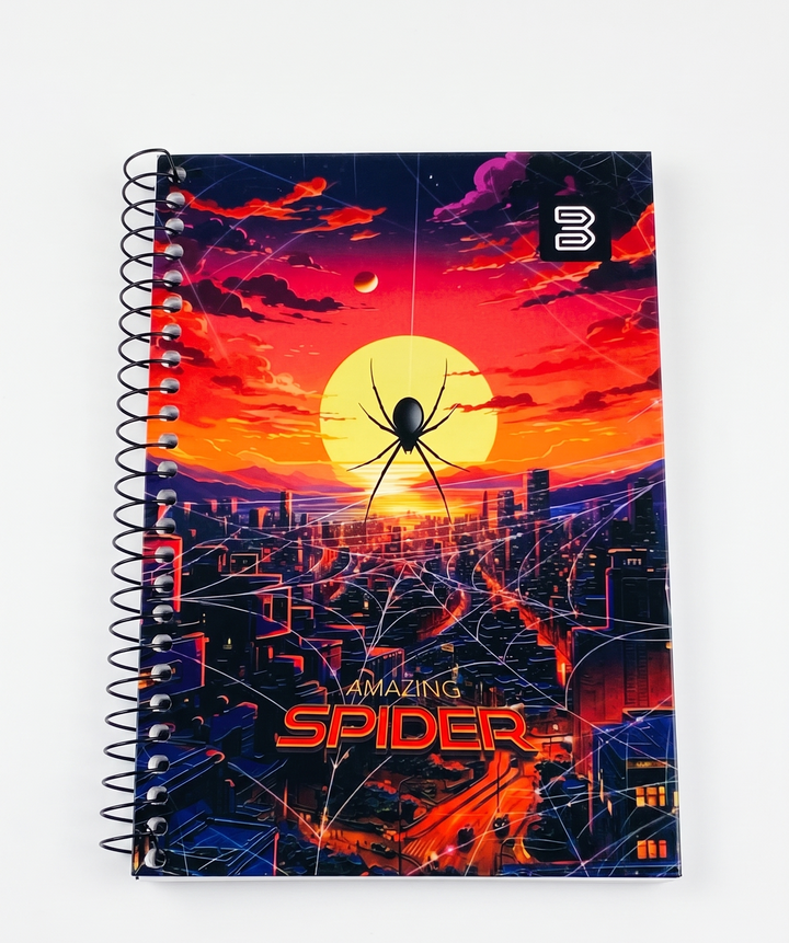 CADERNO 12M 2818 AMAZING SPIDER 192 FLS JANDAIA
