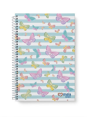 CADERNO UNIV 1M MAGIA BASIC CONFETTI 80 FLS 