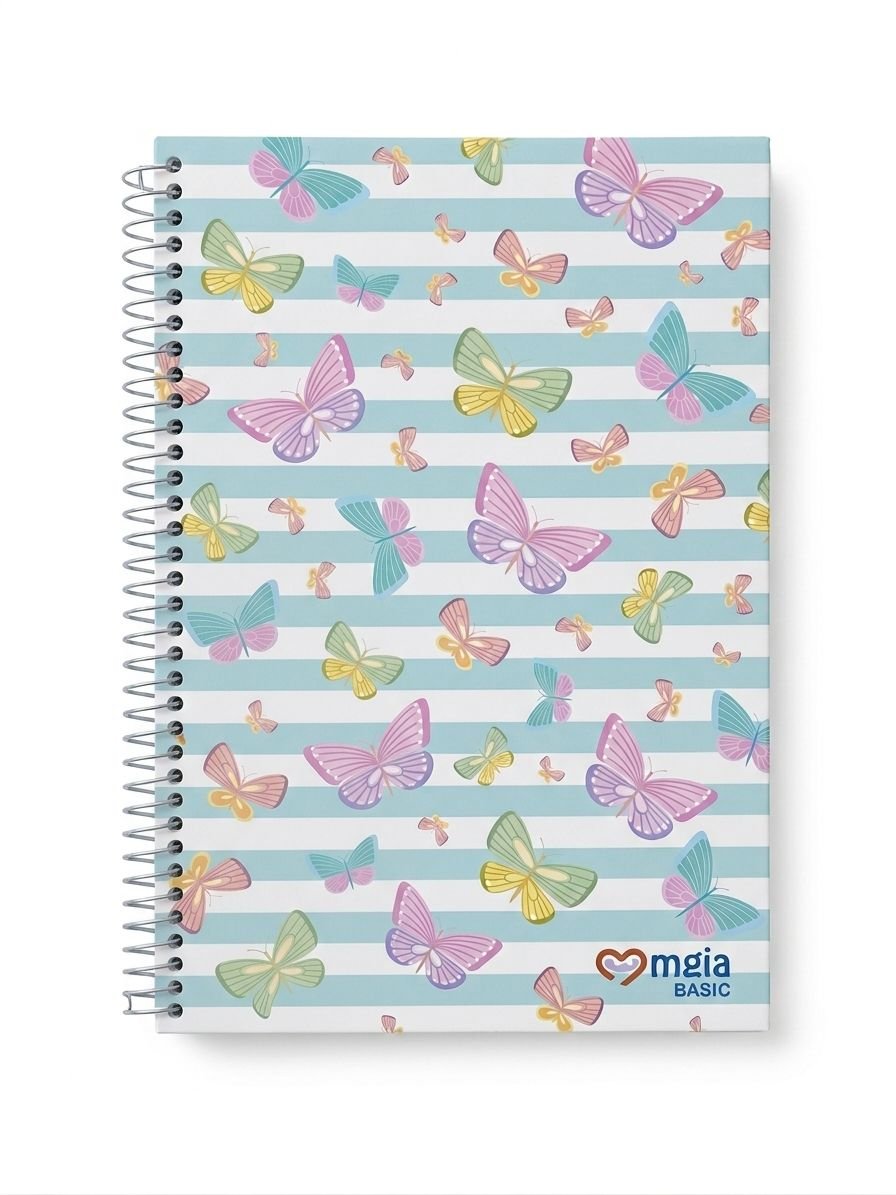 CADERNO UNIV 1M MAGIA BASIC CONFETTI 80 FLS 
