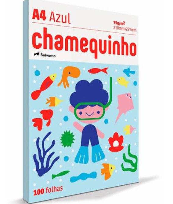 PAPEL CHAMEQUINHO A4 75G CORES 100 FLS