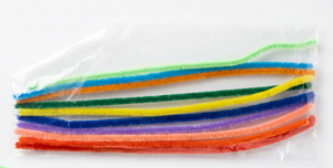 LIMPADOR CACHIMBO HASTE CHENILLE COLORIDO 10 UND