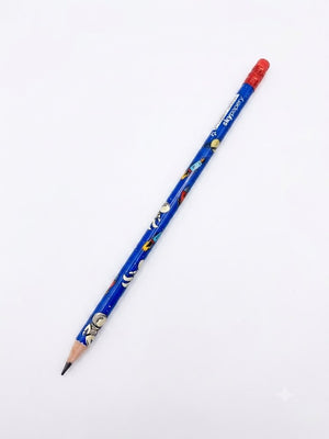 LAPIS GRAFITE REDONDO RESINA COM BORRACHA ASTRONAUTA AS1202 SKYPAPER