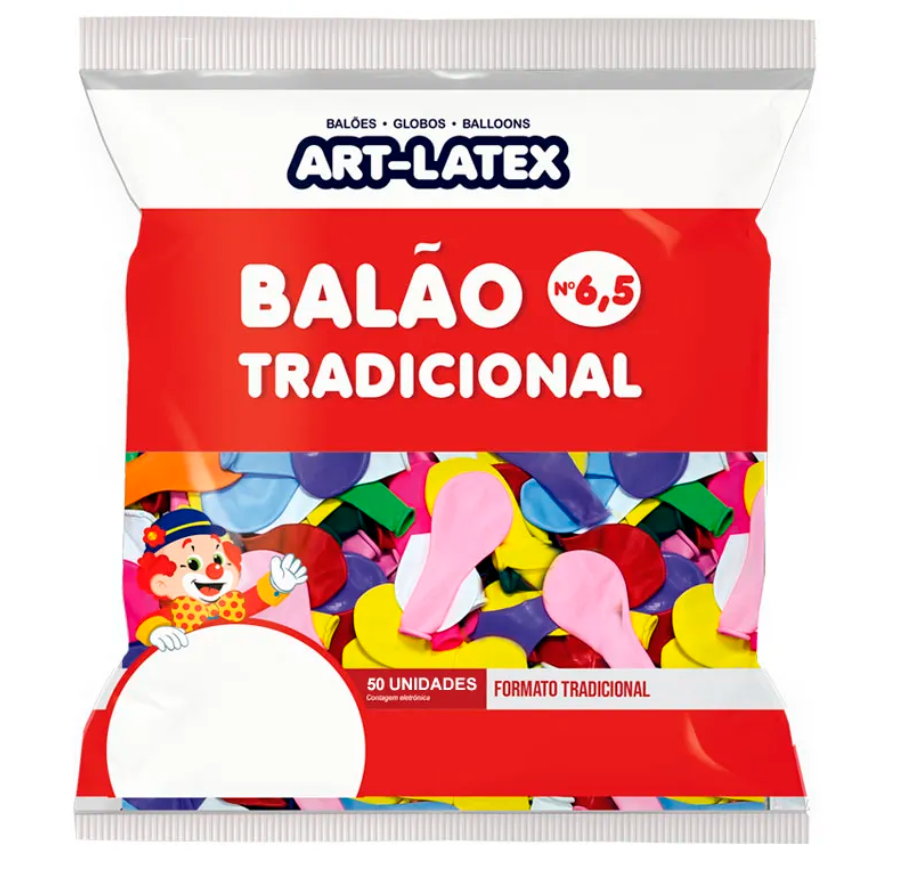  BALAO 6.5 ART LATEX 50 UND