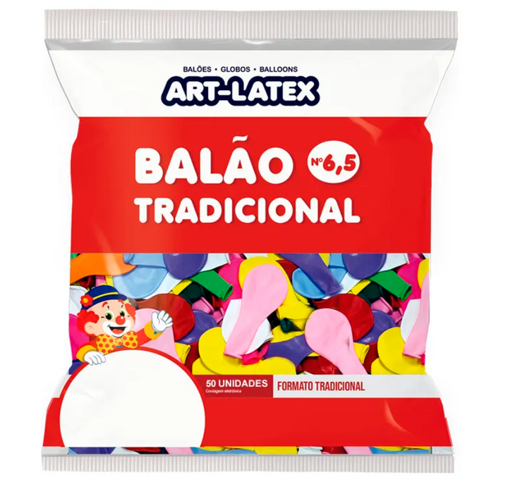  BALAO 6.5 ART LATEX 50 UND