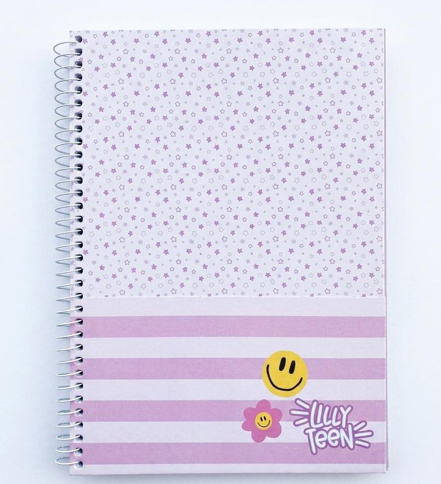 CADERNO 12 M PRINCESS LILLY TENN MALTHUS 240 FLS