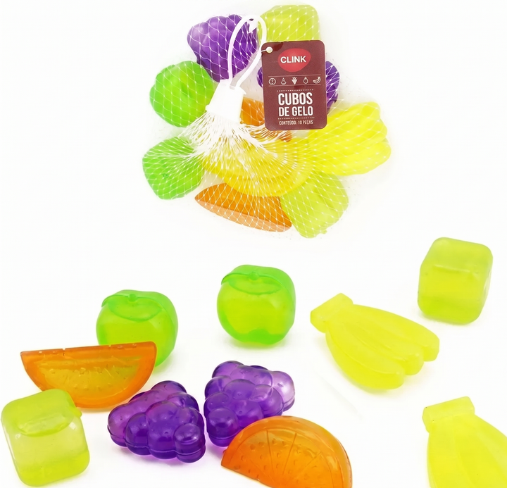 GELO REUTILIZAVEL FRUTAS 20 UND UNICASA