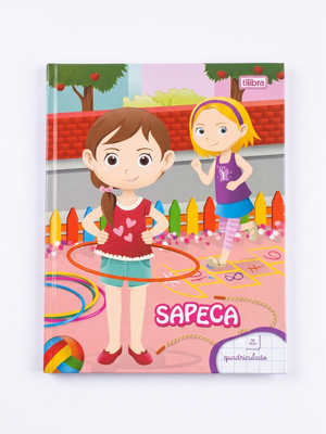 CADERNO QUADRICULADO 10MM SAPECA 40 FLS TILIBRA
