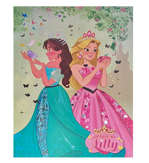 CADERNO 12 M PRINCESA LILLY JANDAIA