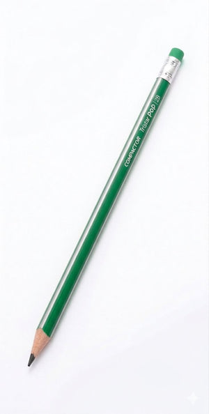 LAPIS 2B TRIANGULAR COM BORRACHA COMPACTOR TRISTAR POP