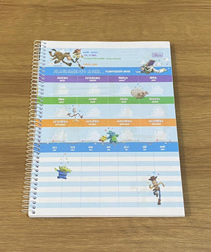 CADERNO 1M ESPIRAL TOY STORY 80 FLS TILIBRA