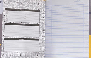 CADERNO BROCHURA PEQUENO FLORK COMPANY JANDAIA 80 FLS