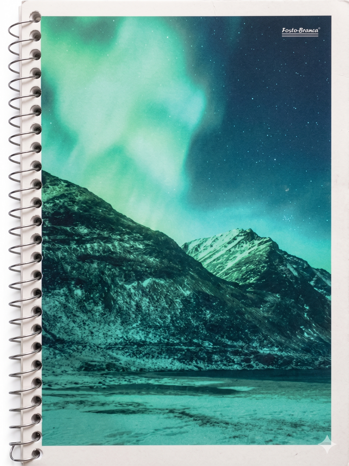 CADERNO ESPIRAL PEQUENO 48 FLS NEW 4316