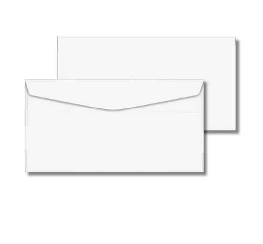 ENVELOPE PAPEL OFICIO 114x229MM SCRITY BRANCO