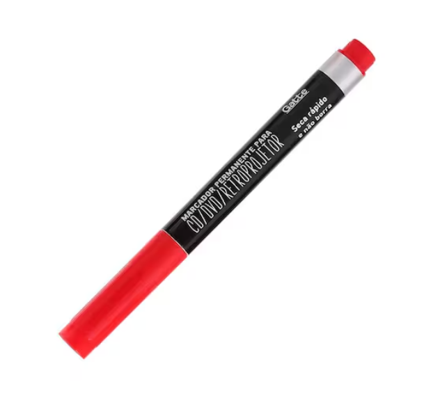 MARCADOR PERMANENTE PONTA MEDIA RETROPROJETOR 2.0MM GATTE