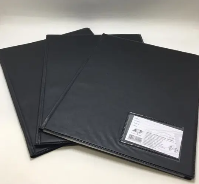 PASTA CATALOGO PVC 50 FLS VISOR