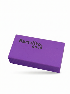 BORRACHA RETANGULAR PEQUENA COLOR NEON BARRILITO GO40
