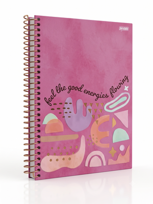 CADERNO 1M ESPIRAL LA CREME 80 FLS JANDAIA