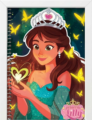CADERNO 10M PRINCESA LILLY 200 FLS MALTHUS