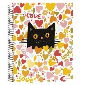 CADERNO CD 1M FEMININO KBOM 96 FLS