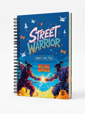 CADERNO 12M 7538 RETRO GAMES 192 FLS JANDAIA