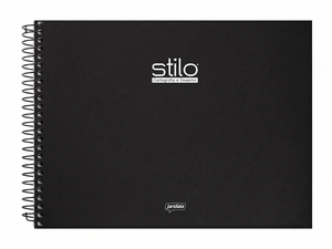 CADERNO DESENHO ESPIRAL 8263 STILO PRETO 80 FLS JANDAIA