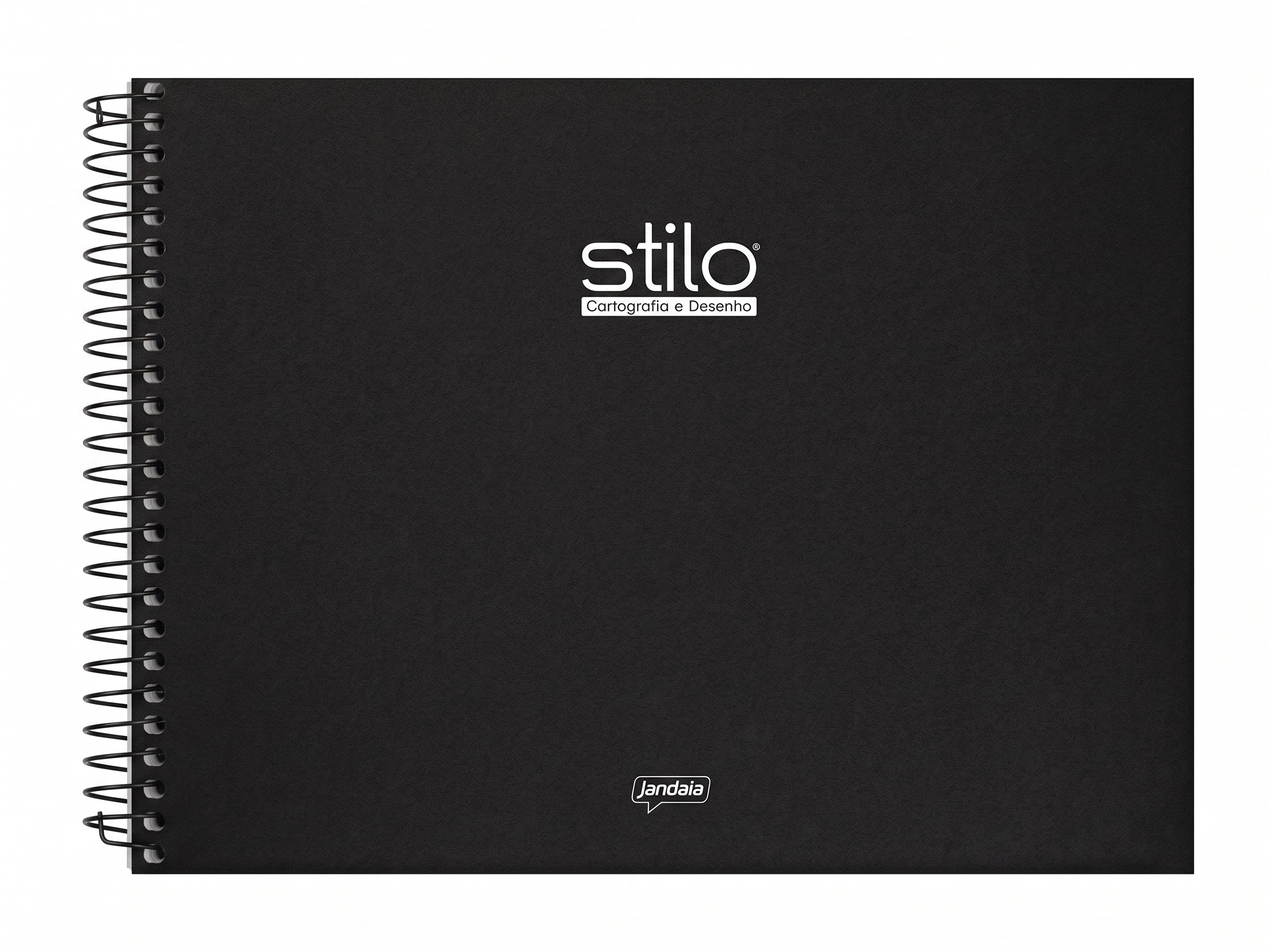 CADERNO DESENHO ESPIRAL 8263 STILO PRETO 80 FLS JANDAIA
