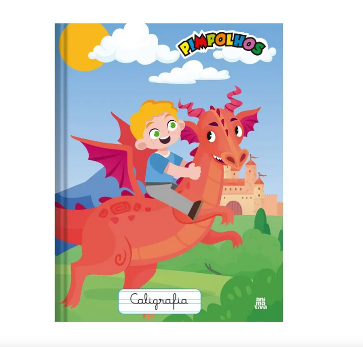 CADERNO CALIGRAFIA BROCHURA PIMPOLHOS 40 FLS ANIMATIVA 4132