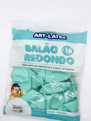BALÃO REDONDO  N16 ART LATEX 12 UND