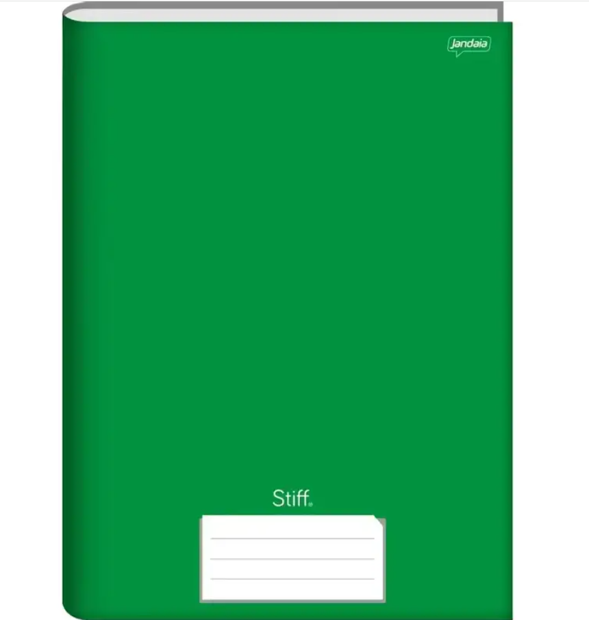 CADERNO BROCHURA PEQUENO STIFF 96 FLS JANDAIA 