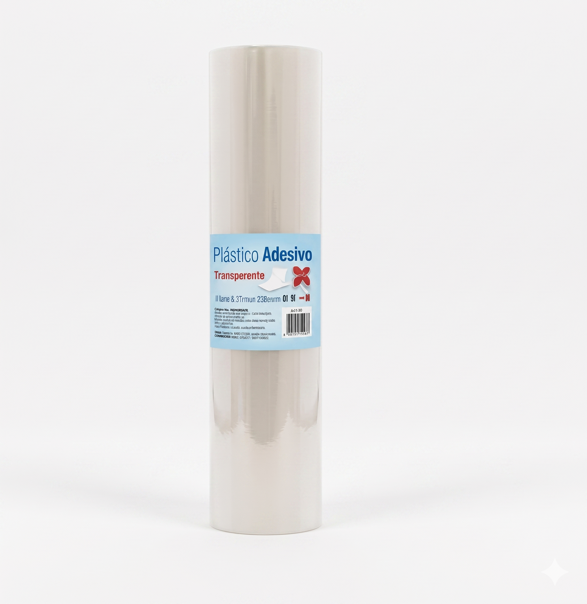 PLASTICO ADESIVO TRANSPARENTE 45CMX1M MAKE MAIS