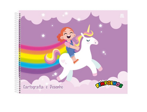 CADERNO DESENHO ESPIRAL PIMPOLHO 60 FLS 