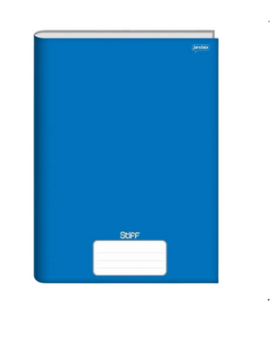 CADERNO BROCHURA PEQUENO STIFF 48 FLS CORES