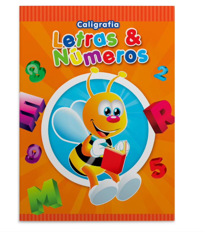 LIVRO CALIGRAFIA LETRAS E NUMEROS