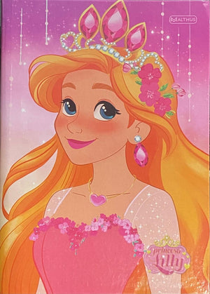 CADERNO BROCHURA CD PEQUENO PRINCESA LILLY  96 FLS
