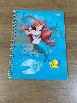 CADERNO 1M UNIV ESPIRAL PRINCESAS DISNEY TILIBRA 80 FLS