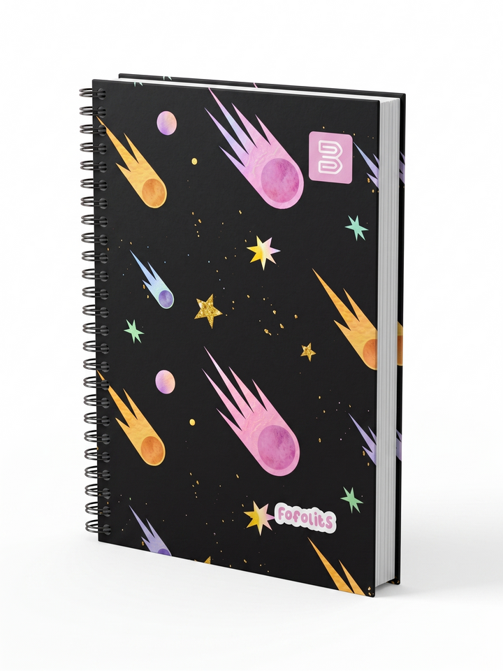 CADERNO ESPIRAL PEQUENO 2586 FOFOLITS 96 FLS BETINHO