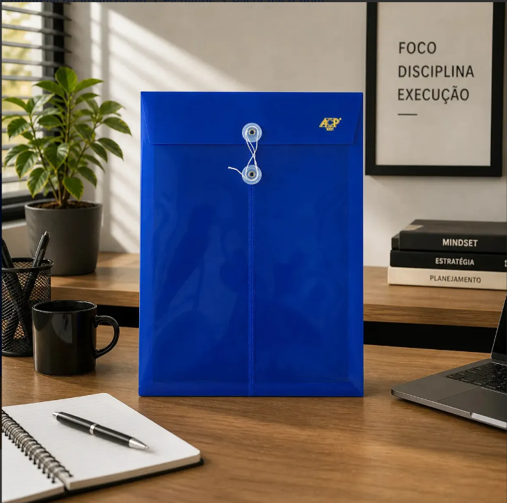 PASTA ENVELOPE CORDAO VERTICAL VAI E VEM ACP